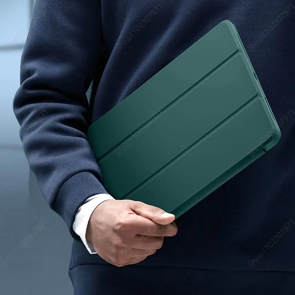 With Pencil Holder Funda for New iPad 10.2 iPad Air 5th/4th Generation 10.9 iPad Air11 M2 Pro11 M4 2024 Air1 2 2017 2018 7 8 9th