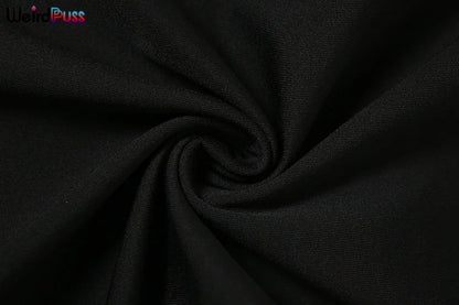 Weird Puss Party Strapless Dress Women Patchwork Mesh Summer Trend Sleeveless Midnight Sexy Hip Mini Bodycon Skinny Clubwear