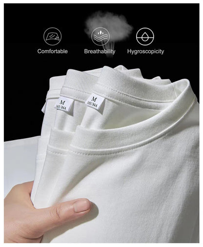 Blessyuki Summer Plus Size Cotton T-shirts Women 2023 Soft O-neck Letter Printed Tees Casual Short Sleeve All-match Female Tops