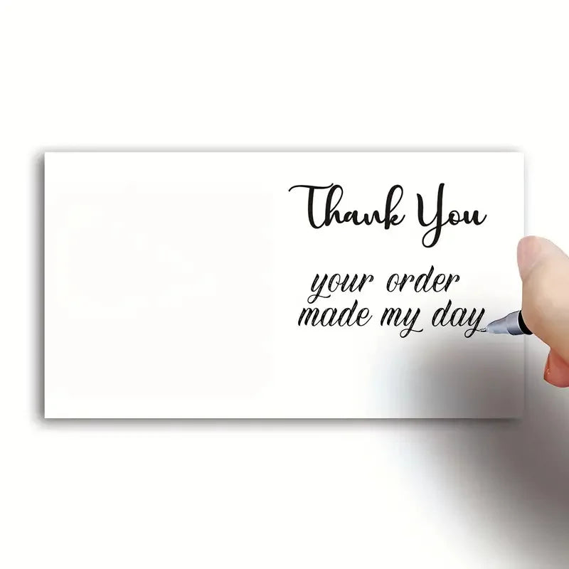 50pcs/pack I hope this makes you smile Decoration Card Shopping greeting cards Buy thank you cards for customers 2024 New