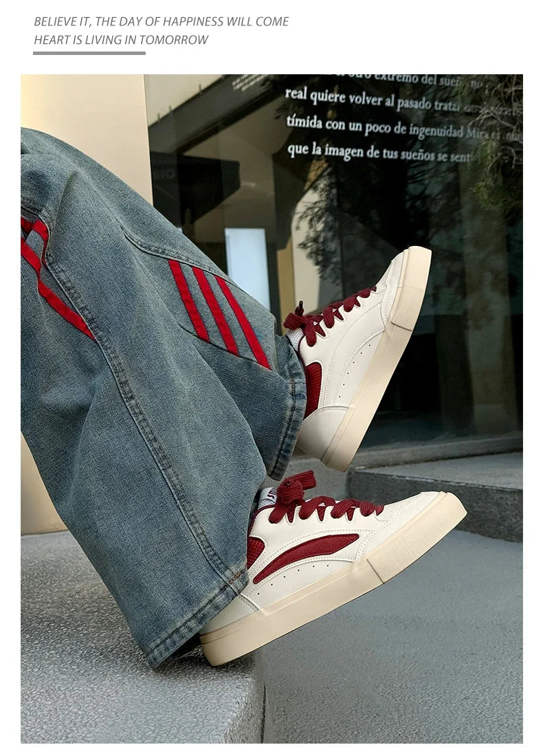 2025 Chunky Sneakers  Autumn Fashion Low Top Lace Up Running Shoes Comfortable Flat Casual Walking Shoes Tenis Masculino