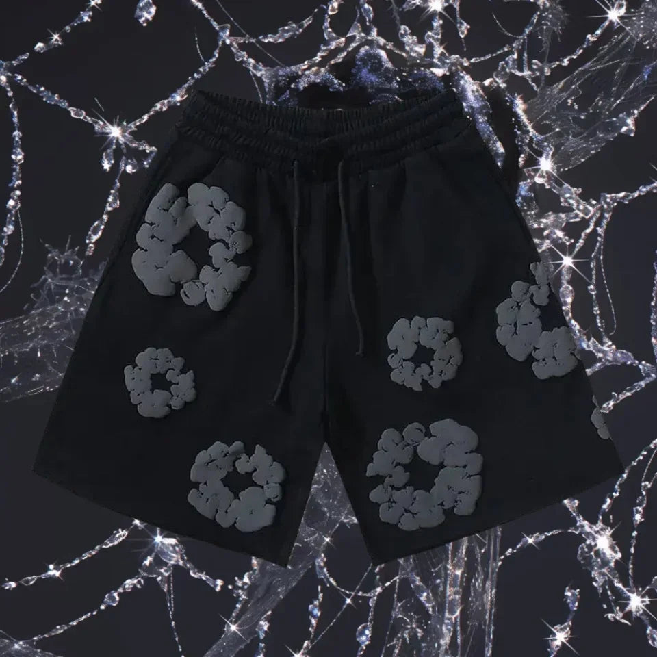 2025 Men's Fashion Quick-drying Sports Shorts Kapok Printed American Shorts Comfortable and Breathable Hot Trendy Casual Shorts