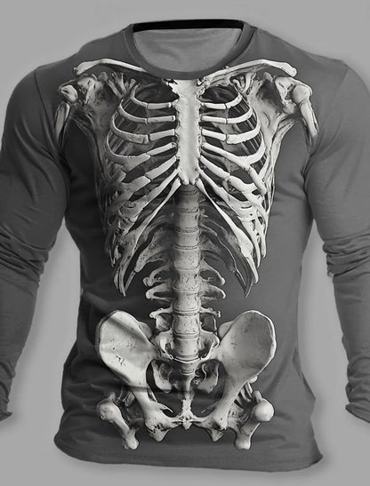 3D Print Anime Characters Long Sleeve T-Shirts For Men Autumn Fashion Men's O-Neck Sportwear Oversized  Pullover Men clothing