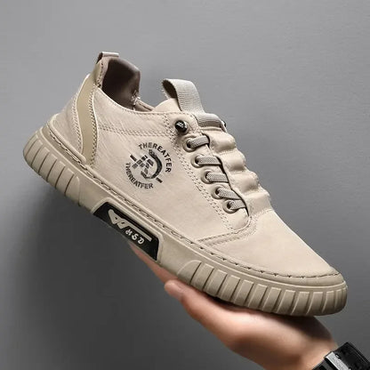 2025 Men Casual Shoes Breathable Black Sneakers Fashion Driving Walking Tennis Shoes for Male Skate Flats Zapatillas Hombre