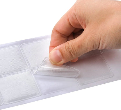 50pcs Necklace Chain Adhesive Pouch Self-Adhesive Pockets for Necklace Display Cards Clear Jewelry Bag Loose Supplies Holder