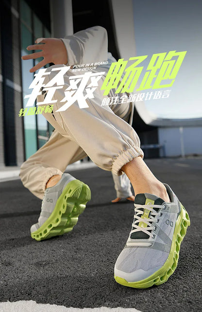 Spring Ultralight Men's Running Shoes Breathable Platform Casual Sneakers Man Outdoor Athletic Gym Tennis Shoes