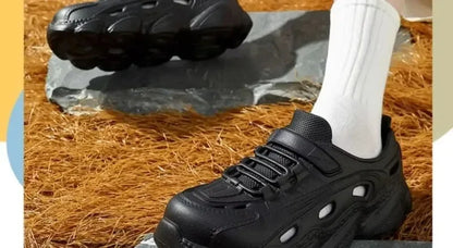 Trendy Men's Sandals Outdoor Wear Thickened Anti-slip Wear-resistant Fashion EVA Moulded Couples Clog Shoes Wholesale