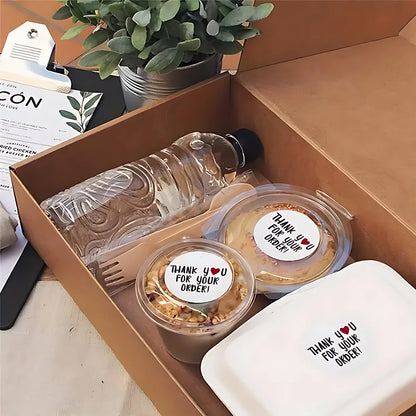 1roll 500pcs Thank You For Your Oder Sticker, DIY Small Business Online Store, Shop, Packing And Shipping Accessories