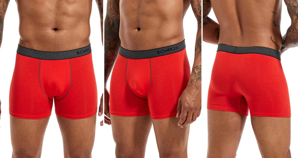 4pcs Boxers Men's Panties Underpants Man Boxer Underwear Cotton for Male Underpants Man Cotton Large Size Lot Soft