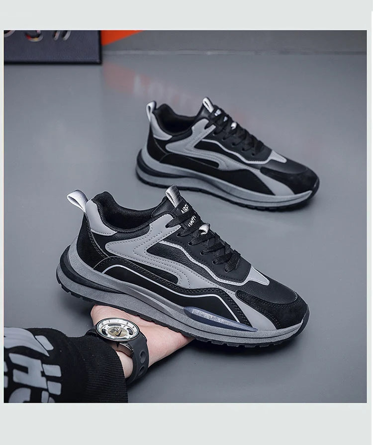 Waterproof Non-slip Wear-resistant Casual Sports Shoes For Men Spring 2025 New Arrival Work Shoes Trendy Footwear Spring Autumn