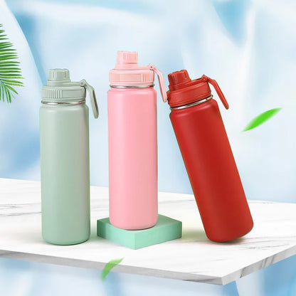 750ml Insulated Water Cup Sports Bottle Water Bottles Stainless Steel Pure Titanium Vacuum Portable Leakproof Outdoor Cup