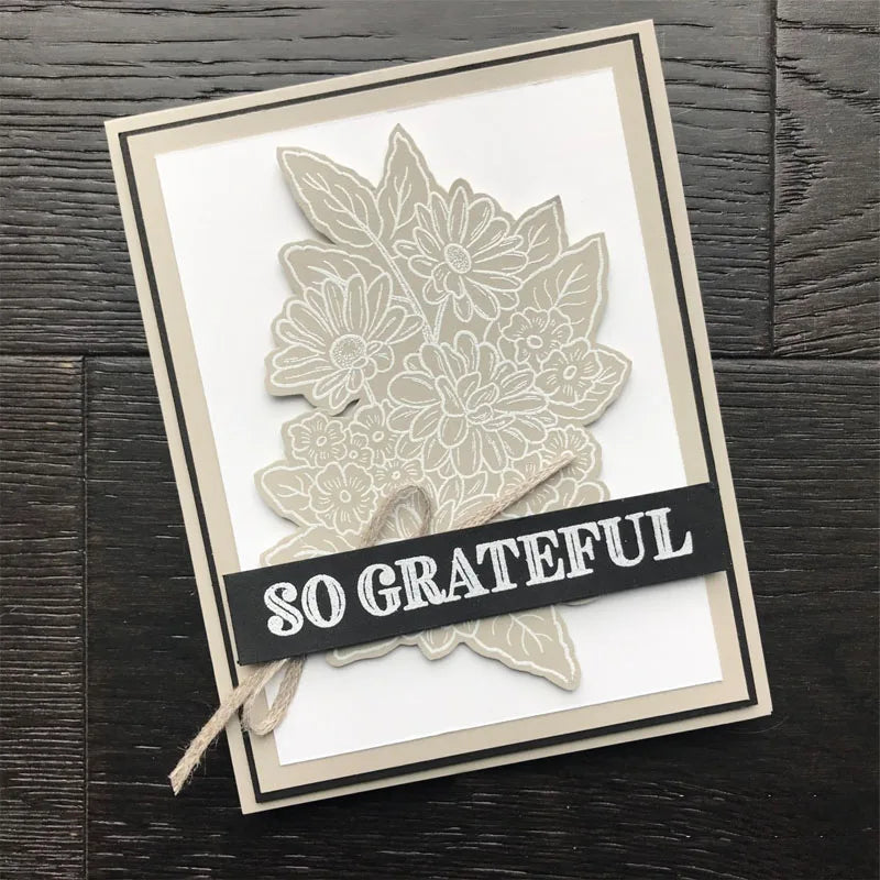 Thank You Bold Words Clear Transparent Stamps Handwritting Sentiments Phrase Seal for DIY Scrapbooking Paper Card Album Crafting