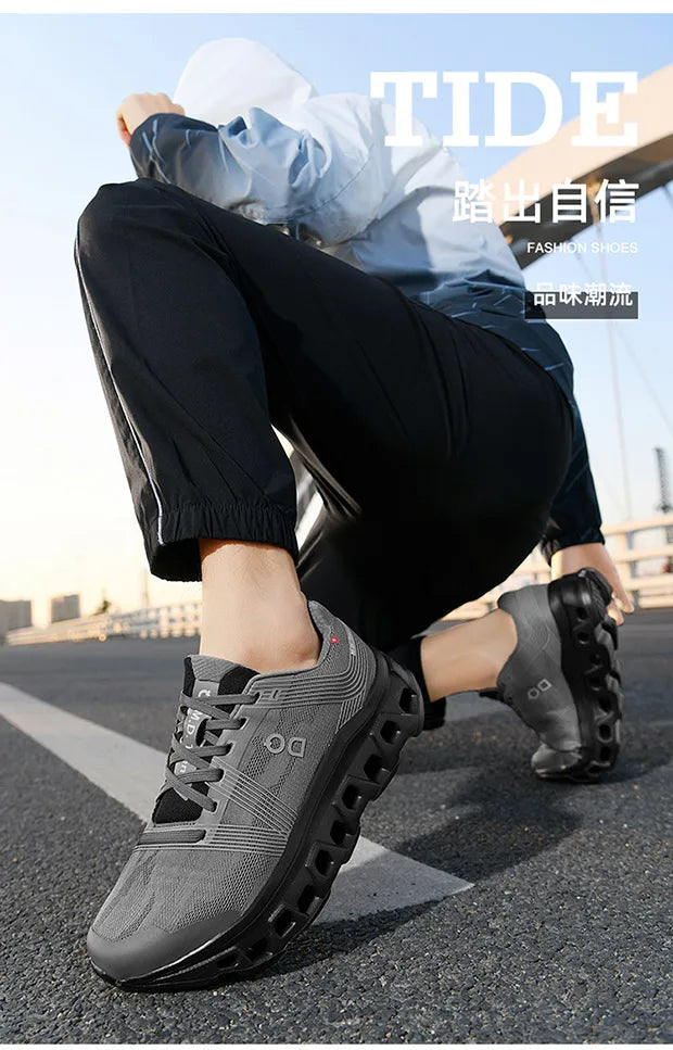 Spring Ultralight Men's Running Shoes Breathable Platform Casual Sneakers Man Outdoor Athletic Gym Tennis Shoes