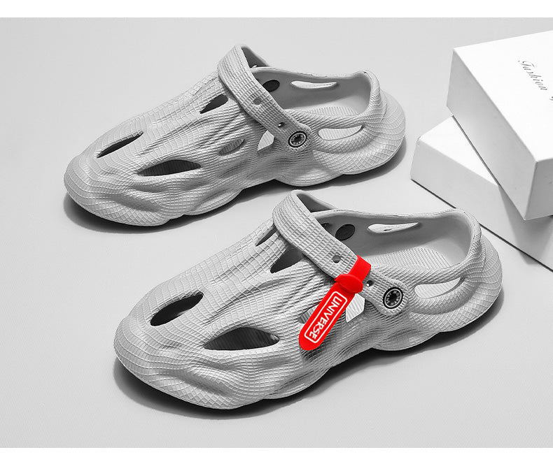 Summer Men Slippers Comfortable Platform Outdoor Sandals 2023 Beach Slippers Flip Flops Male Indoor Home Slides Bathroom Shoes