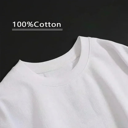 2025 New Summer Men's T-shirts High Quality Cotton Printed T-shirts Casual Street Fashion Tops