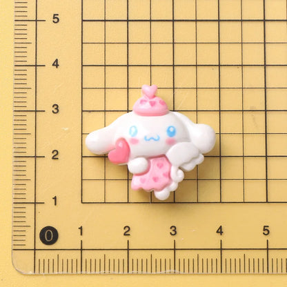 10 Pcs New Kawaii Cartoon Animal Kitten Puppy Rabbit Series Resin Scrapbook  DIY Jewelry Hairpin Headrope Decoration Crafts A21