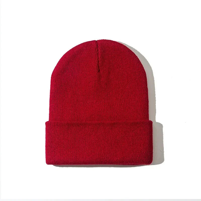 2019 Winter Hats for Woman Beanies Knitted Solid Cute Hat Girls Autumn Female Beanie Caps Warmer Bonnet Ladies Casual Cap Man