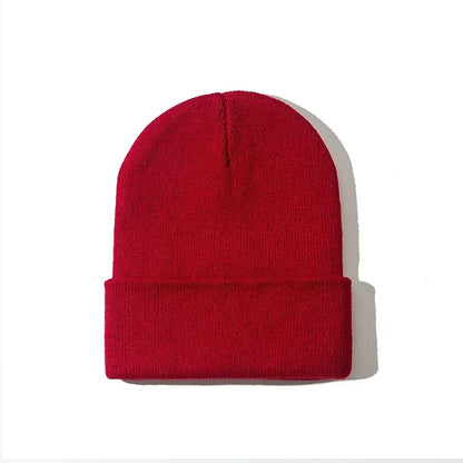 2019 Winter Hats for Woman Beanies Knitted Solid Cute Hat Girls Autumn Female Beanie Caps Warmer Bonnet Ladies Casual Cap Man