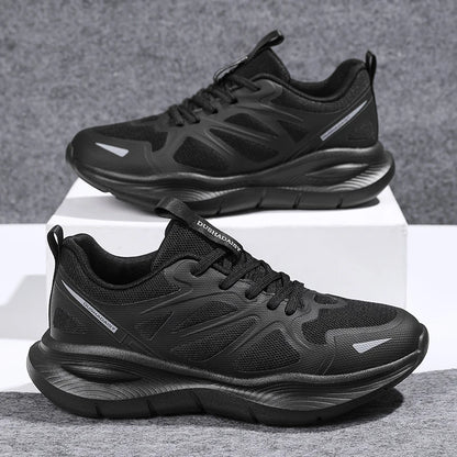 Unisex Summer Running Shoes Lightweight Men Women Fashion Sneakers Original Trainer Breathable EVA Elastic Lace Up Sports Shoes