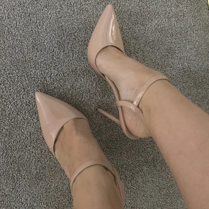 Women 10.5cm High Heels Sandals Lady Metallic Gold Silver Patent Leather Stripper Strap Sandles Wedding Fetish Nightclub Shoes