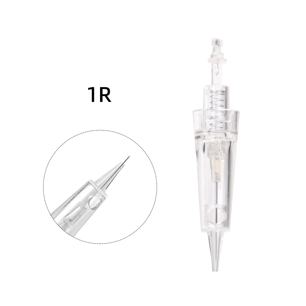 Borala 20Pcs Tattoo Needle Microblading Piercing Needles Pen Permanent Eyebrow Lip Makeup Cosmetics Tattoo Machine Accessories