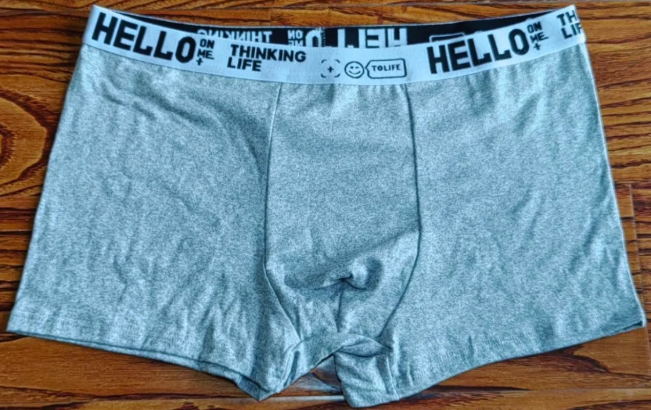 6pieces Mens Underwear Men Cotton Underpants Male Pure Men Panties Shorts Breathable Boxer Shorts Comfortable soft Plus size