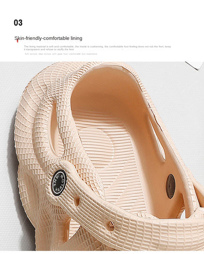 Summer Men Slippers Comfortable Platform Outdoor Sandals 2023 Beach Slippers Flip Flops Male Indoor Home Slides Bathroom Shoes