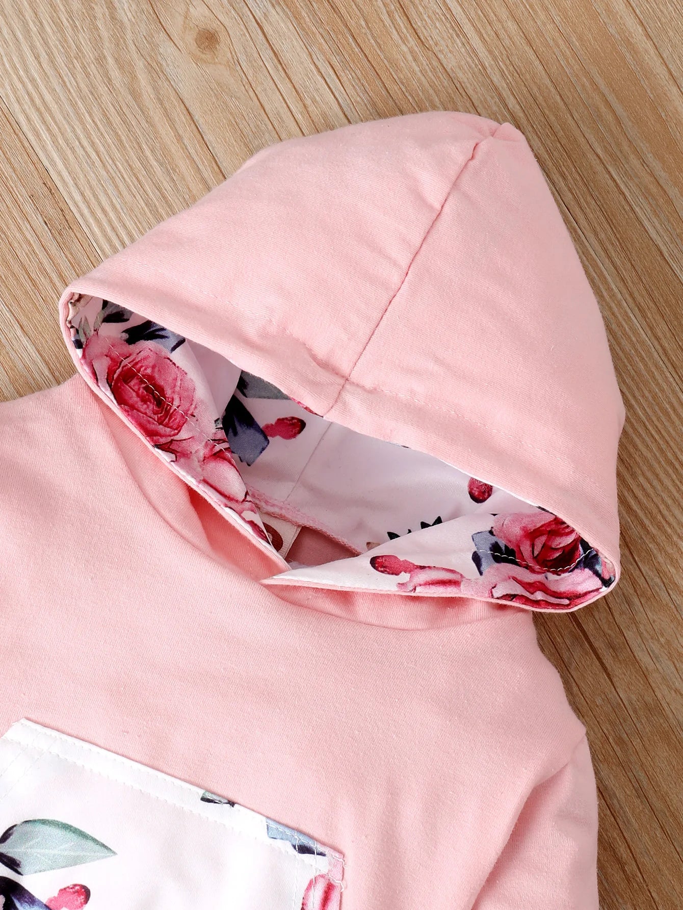 0-18 Months Newborn Baby Girl Floral Clothes Set Hooded Printed Top+Pant+Headband 3PCS Autumn&Winter Toddler Girl Fashion Outfit
