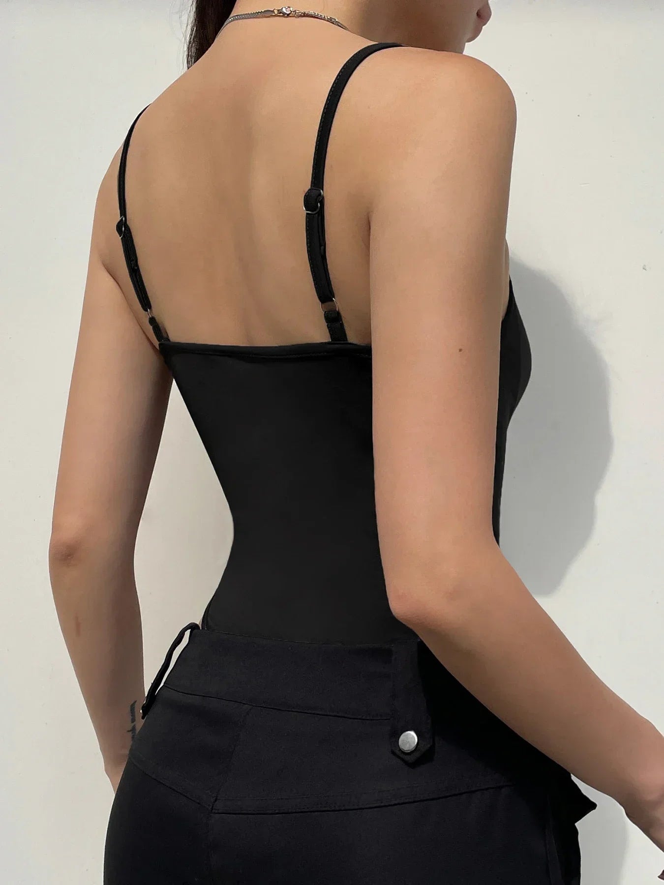 Summer Women Solid Sports Camisole Jumpsuit Sexy Backless Tight Elastic Vest Fitness Yoga Suit