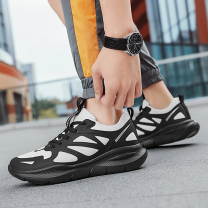 Unisex Summer Running Shoes Lightweight Men Women Fashion Sneakers Original Trainer Breathable EVA Elastic Lace Up Sports Shoes