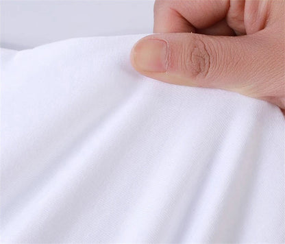 Blessyuki Summer Plus Size Cotton T-shirts Women 2023 Soft O-neck Letter Printed Tees Casual Short Sleeve All-match Female Tops