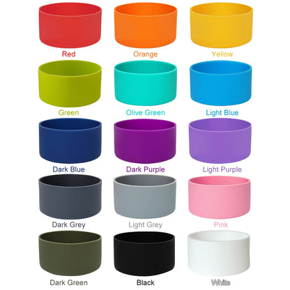8.5CM Silicone Cover Anti-Slip Protective Bottom Sleeve Cover Protective Cup Bottom Base for 32oz Tumbler Flask Water Bottle