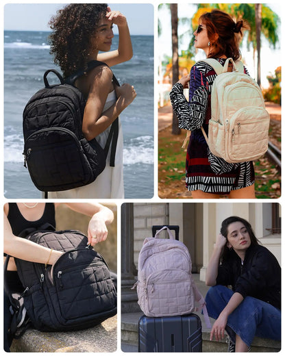 BAGSMART Women's Backpack School Bag for Girls Waterproof Large College Backpack Travel Backpacks Women Laptop Book bag