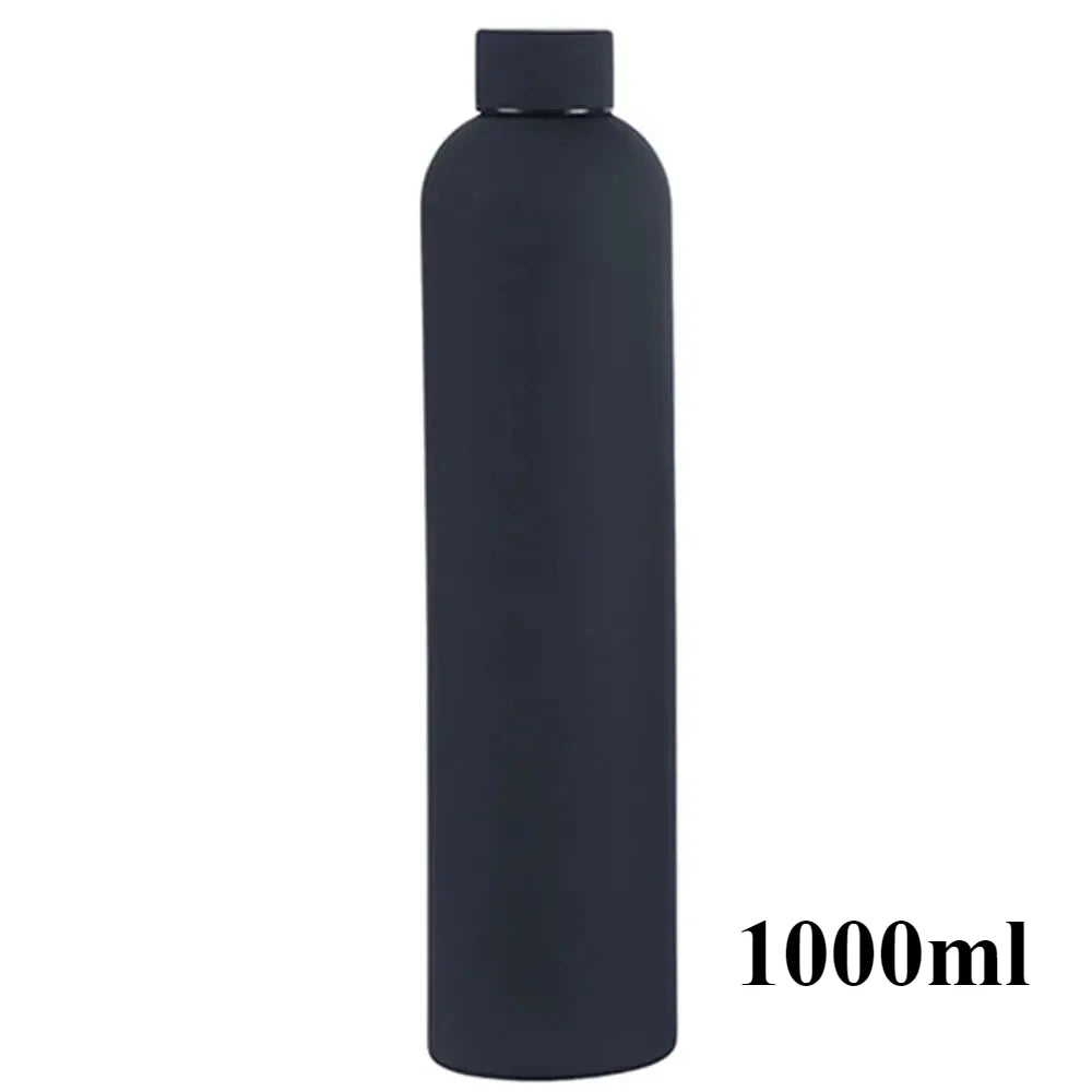 1000ML Double-Wall Stainless Steel Leak-proof Thermal Vacuum Flask Insulated Water Bottle Sports Coffee Straight Body Cup