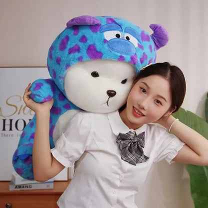 Transformed Bear Anime Plush Toy 30/40cm Cute Stuffed Animal Soft Doll Ideal Christmas & Thanksgiving Gift