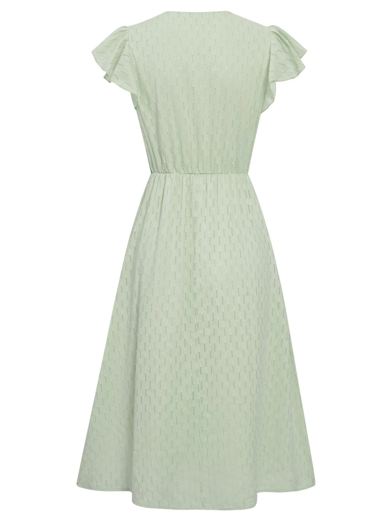 2025 New Summer Dress Women Casual Solid V-neck High Waist Fresh Wind Midi Dresses For Women Elegant Boho White Dress Vestidos