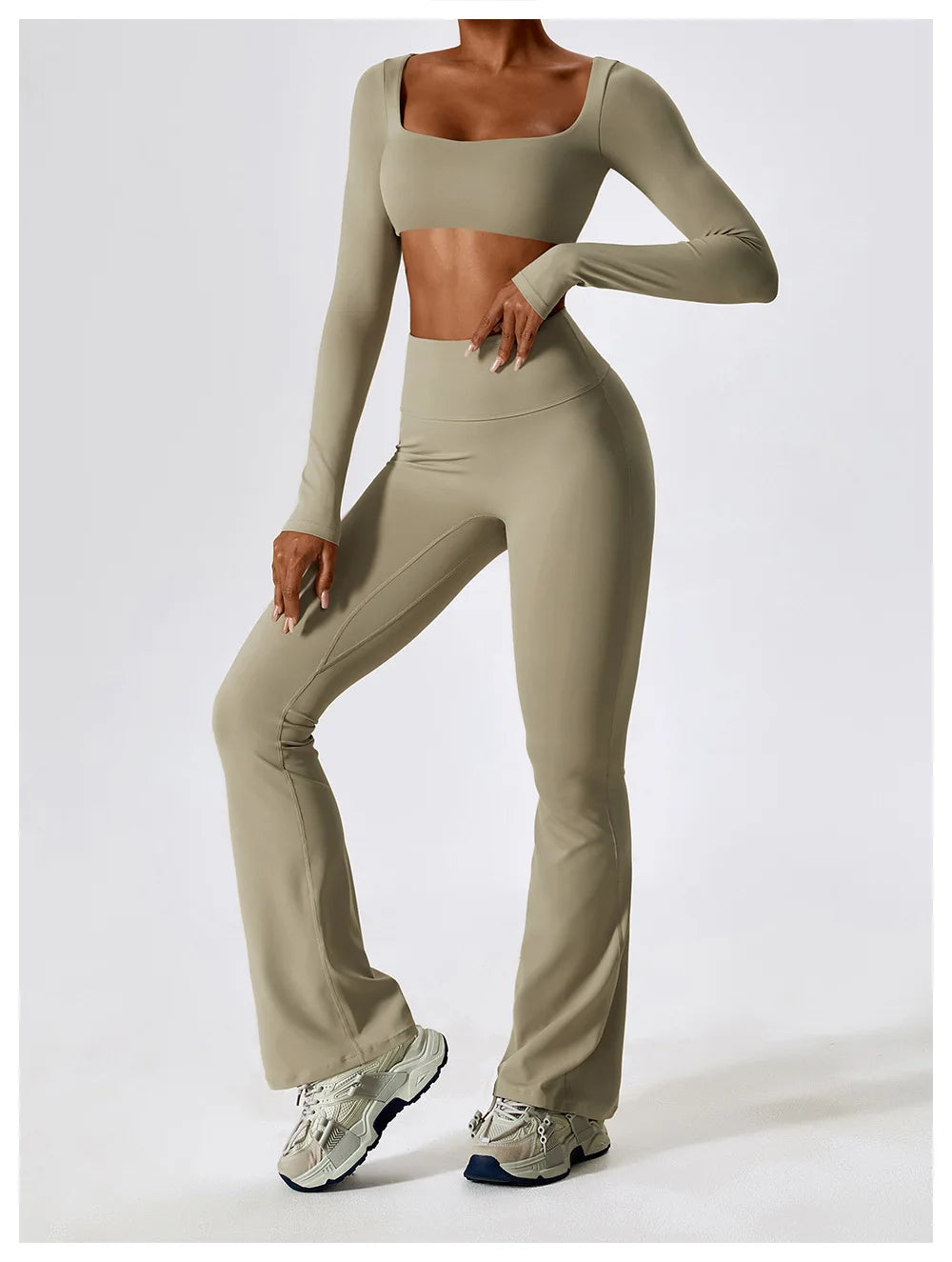 Women Sport Seamless Tops Long Sleeve Breathable Workout Slim T Shirts Athletic Running Gym Push-up Running Fitness Yoga Tops