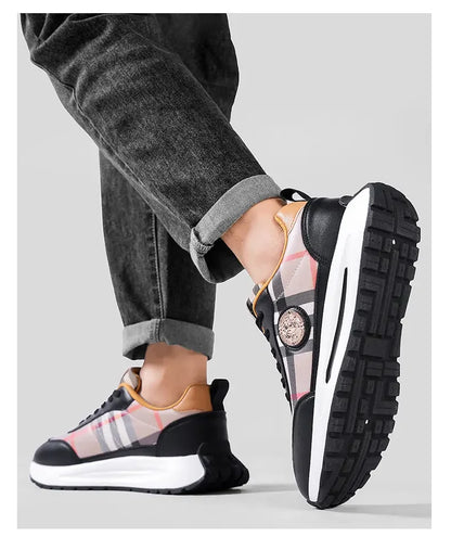 Summer New Anti-slip Wear-resistant Thick Bottom Increase Outdoor Comfort Couples Leisure Fashion Trend All Match Sneakers