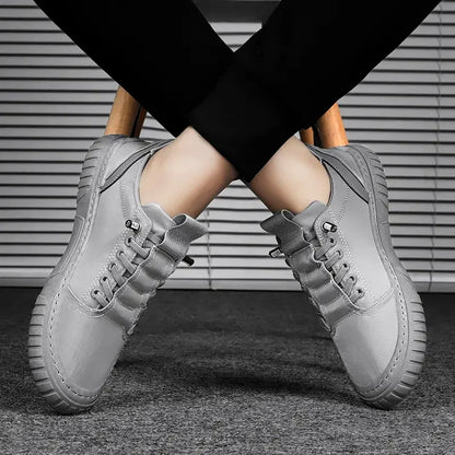 2025 Men Casual Shoes Breathable Black Sneakers Fashion Driving Walking Tennis Shoes for Male Skate Flats Zapatillas Hombre
