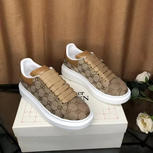 2024 Autumn New Versatile Breathable Canvas Shoes Korean Version Trendy Board Shoes Casual Height Increasing Men's Shoes