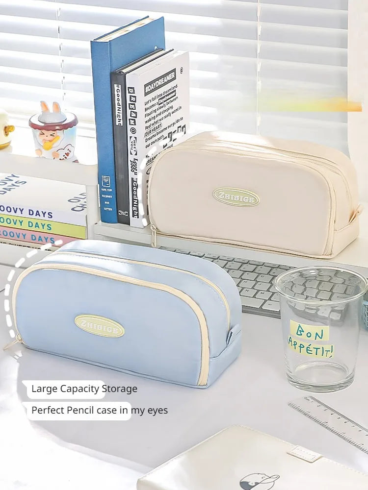 Stylish and Practical Pencil Bag with Large Capacity and Multiple Sections for Stationery Storage Pencil Case Back To School