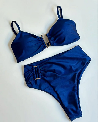 Bandeau Bikini Push Up Women Swimsuits 2024 Sexy Female Swimwear Brazilian Bikini Set Thong Biquini Swim Suits Solid Beachwear