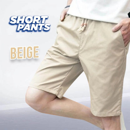 2024 summer men's plus size sports shorts, pure cotton casual pants, mid length shorts, beach pants, comfortable cropped pants
