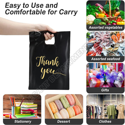 100/200/500pcs Thank You Gift Bags Plastic Candy Cookie Packaging Bag for Wedding Birthday Party Favors Small Business Supplies