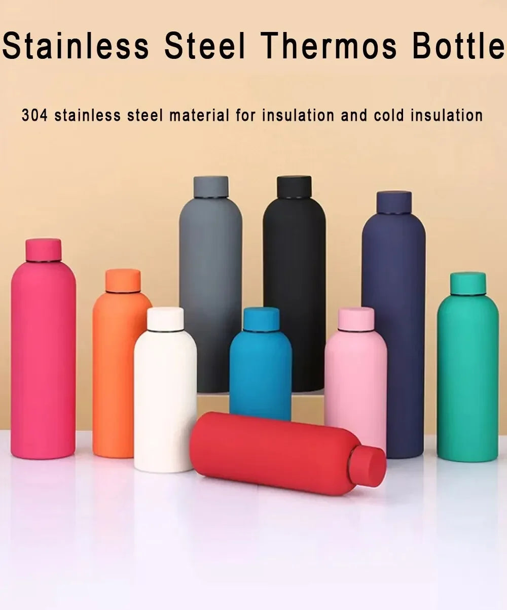 1000ML Double-Wall Stainless Steel Leak-proof Thermal Vacuum Flask Insulated Water Bottle Sports Coffee Straight Body Cup