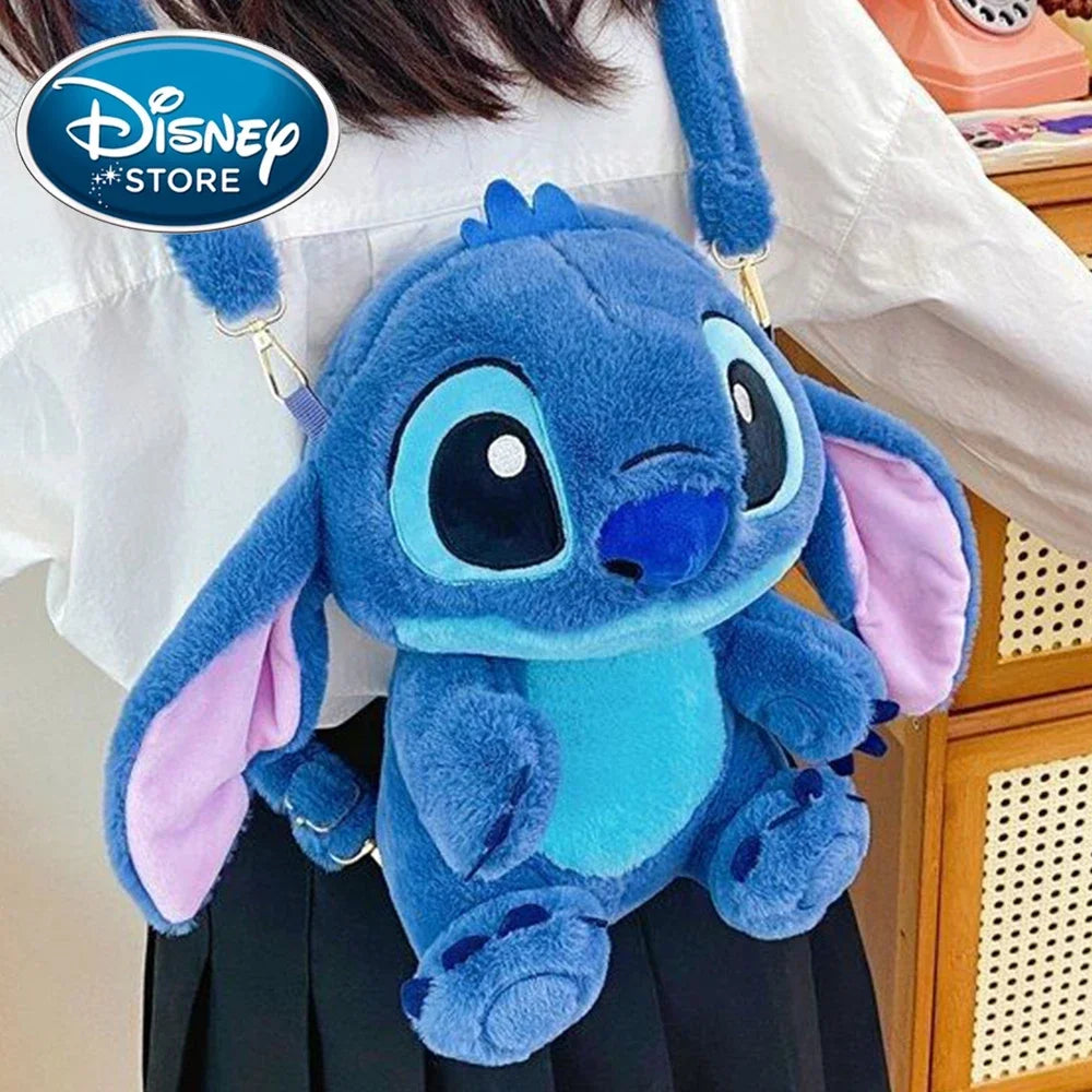 10style Disney Stitch Plush Bag Children's Backpack Anime Lilo & Stitch Shoulder Bag Handbag Bag Messenger Bag Birthday Gifts