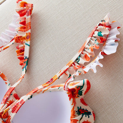 2024 New Sexy Brazilian Bikini Set Women Print Biquini Female Cut Bikinis Swimwear Push Up Swimsuit Bath Suit
