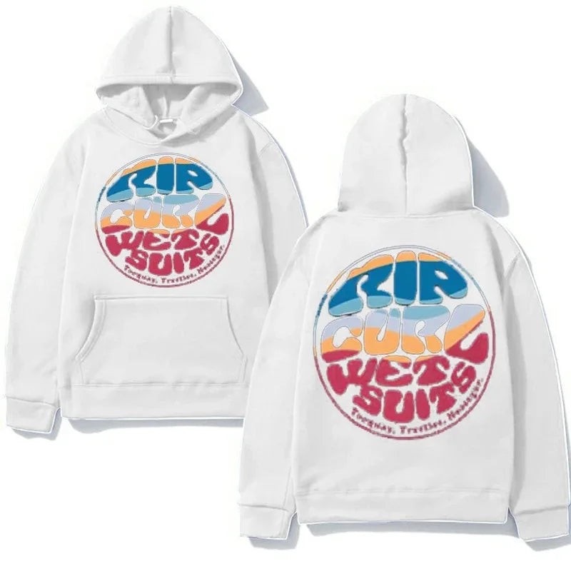 2025 Trend Rip Curl Autumn/Winter Hoodie Printed Men's Pullover Hoodie Hoodie Brand Jogger Long Sleeve Warm Sweatshirt Top