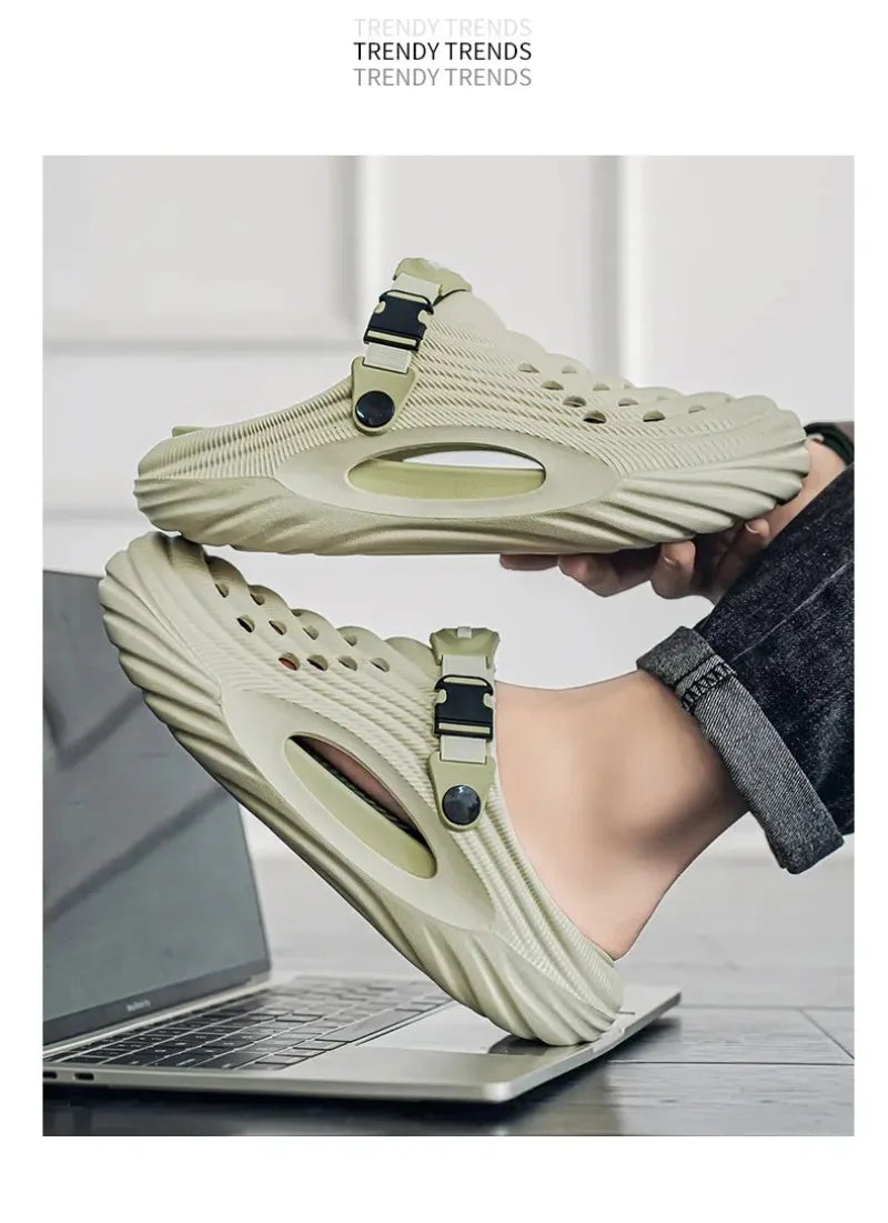 Summer Men Clogs Sandals Platform EVA Slippers High Quality Shoes Men's Sports Sandals Beach Outdoor Sandals Men Summer Shoes