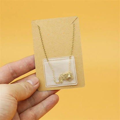 50pcs Necklace Chain Adhesive Pouch Self-Adhesive Pockets for Necklace Display Cards Clear Jewelry Bag Loose Supplies Holder
